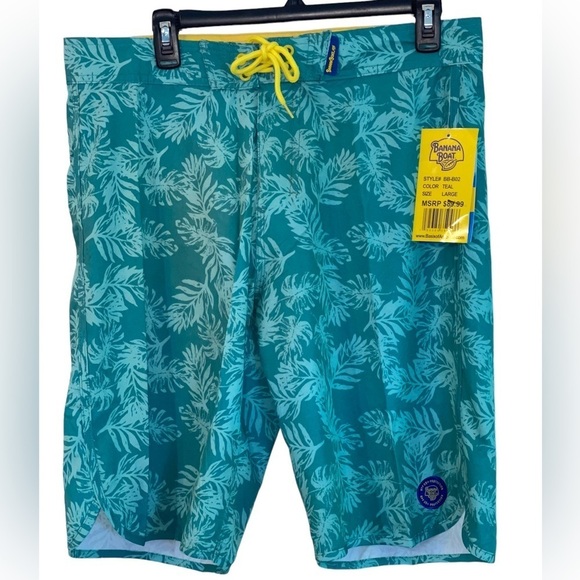 NWT Banana Boat Fast Dry, Techno stretch UPF 50+ Board shorts. Size large - Picture 2 of 9